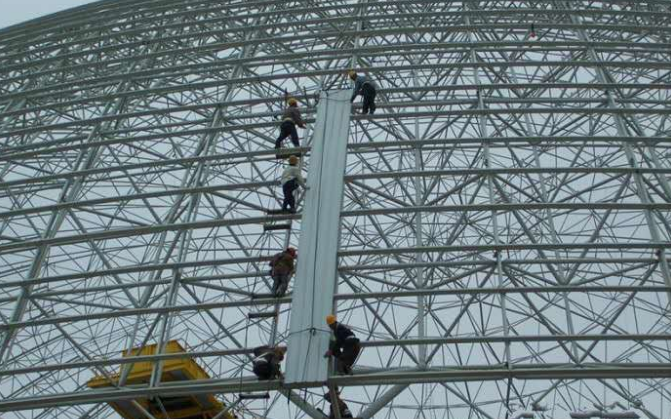 荥阳网架装配好以后应当留神哪八项验收事件