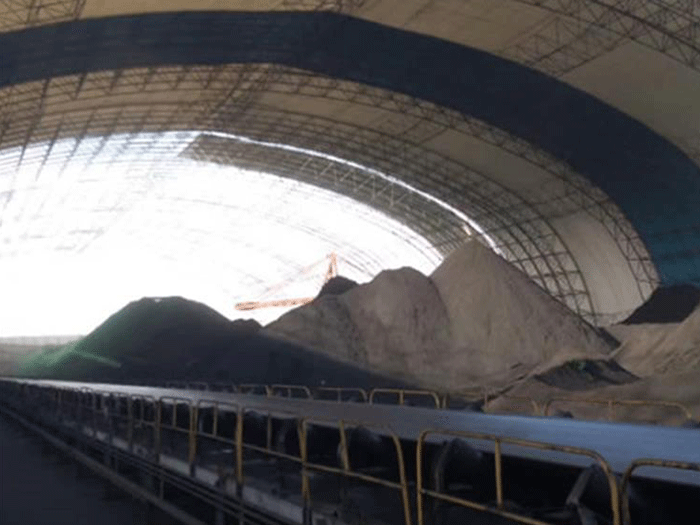 荥阳煤棚料仓网架